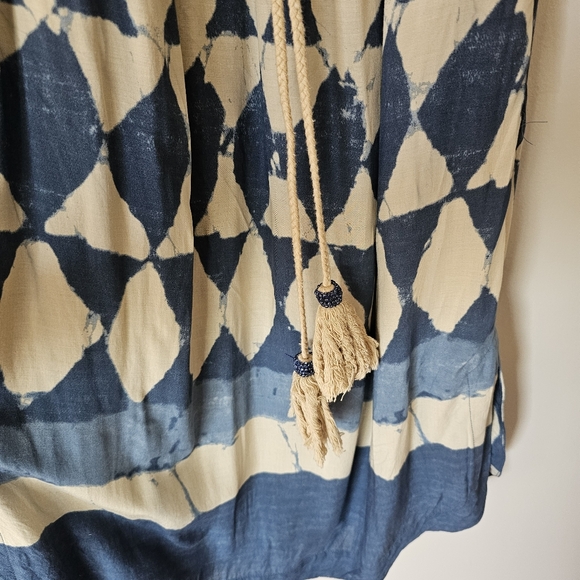 Maeve by Anthropologie Castalia Batik Midi Dress Size 4P - Picture 4 of 9